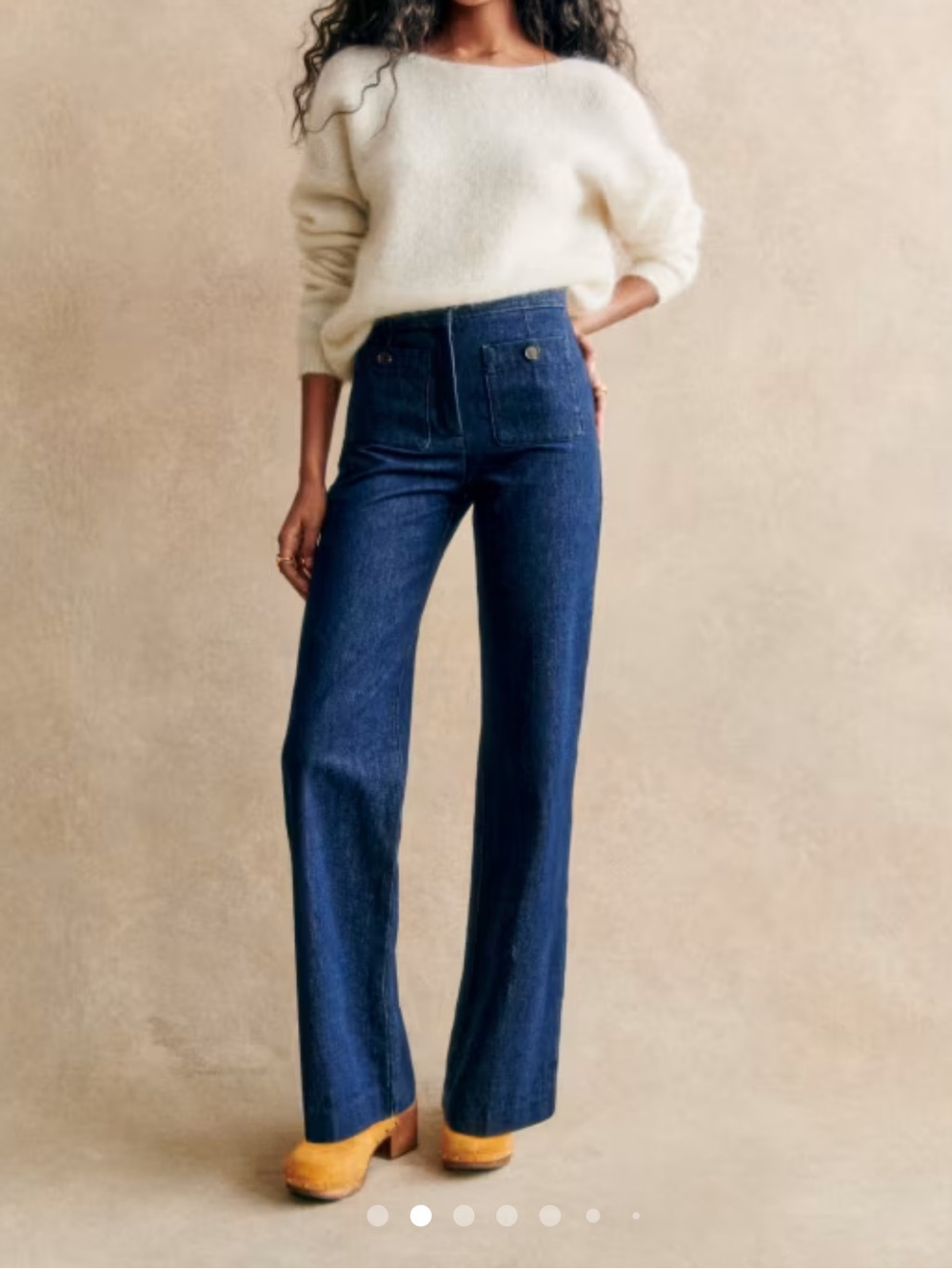 Sezane Denim Dan Trouser